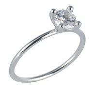 Anello Bluamante Donna in Argento Cubic Zirconia BAN706P14